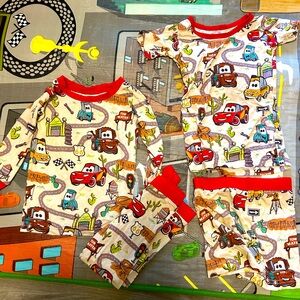 Kids' Cartoon Print Pajama Set